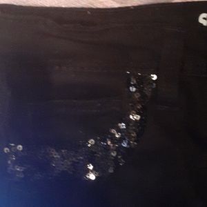 Girls kids black jeans